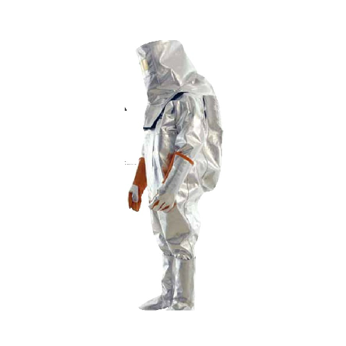 代爾塔403005 403006 重型高級(jí)鍍鋁防火防化服/背帶褲