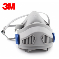 3M7771 3M7772半面罩防塵面具硅膠材質(zhì)防塵面具