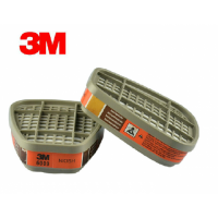 3M 6009cn過(guò)濾盒汞蒸氣 氯氣濾毒盒 配面具使用 2只裝