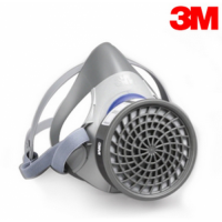 3M 7701 7702舒適型防護面具/防毒半面罩/噴漆硅膠面罩